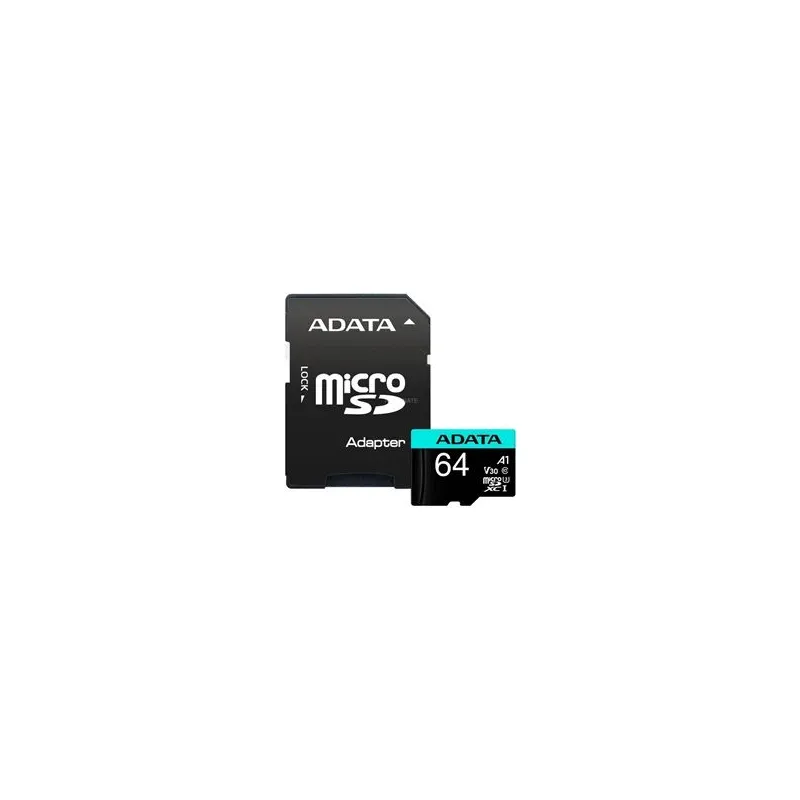 Atminties kortelė Adata Micro SDXC V30 PRO, 64 GB, 100 Mb-s - 80 Mb-s