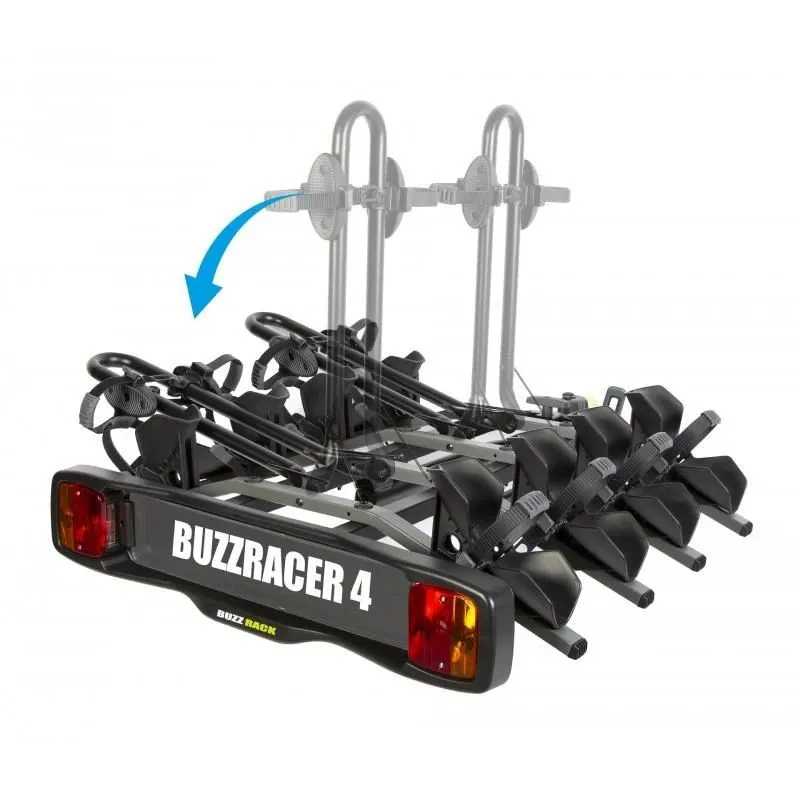 Velosipēdu turētājs automobiļiem BuzzRack Buzzracer 4