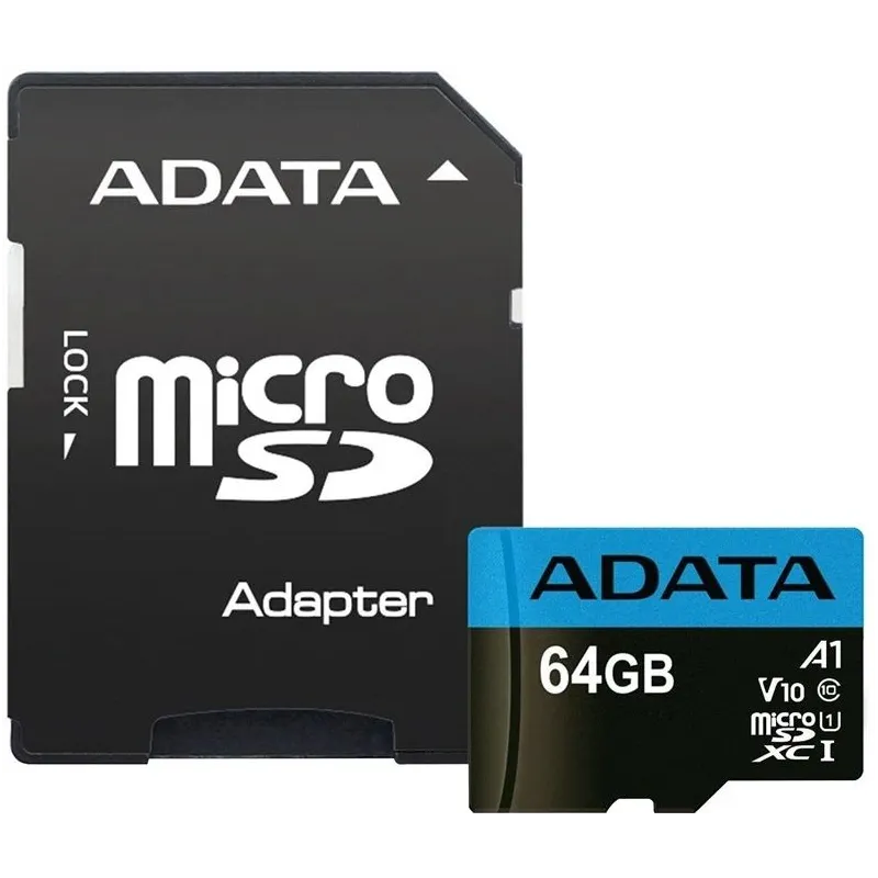Atminties kortelė Adata Micro SDHC C10 Premier Adata, 64 GB, 85 Mb-s - 25 Mb-s