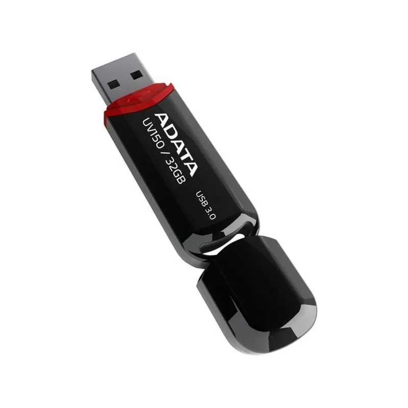 USB zibatmiņa Adata UV150 UV150, melna krās., 32 GB