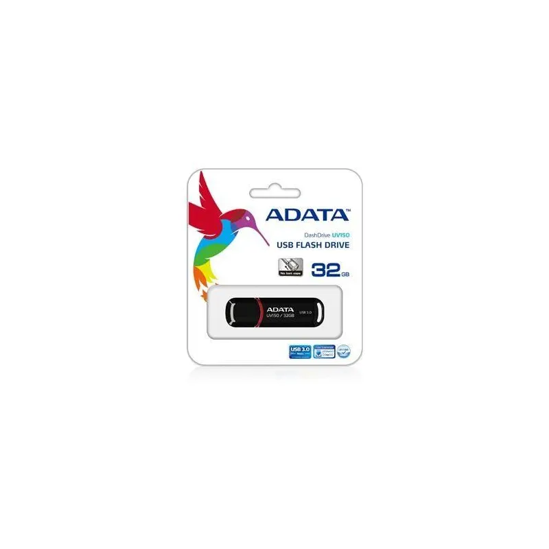 USB zibatmiņa Adata UV150 UV150, melna krās., 32 GB