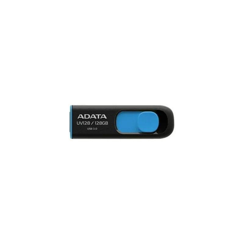 USB zibatmiņa Adata UV128 AUV128-16G-RBE, zila krās.-melna krās., 128 GB