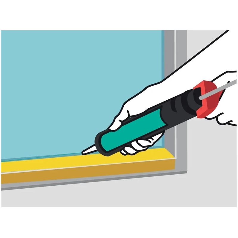 Akrila hermētiķis Makroflex FX 130. 280 ml. balta