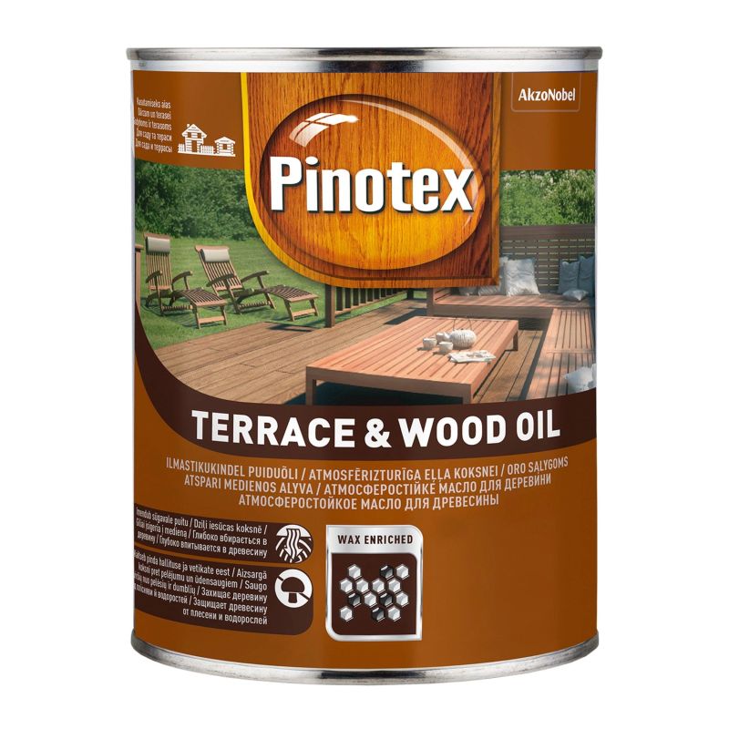 Oil pinotex wood oil 1l for wood clr
