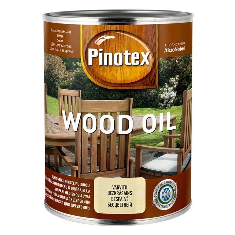 Oil pinotex wood oil 1l for wood clr