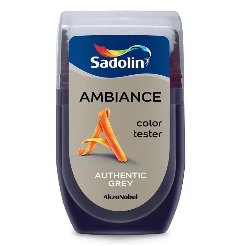 Krāsas toņa testeris Sadolin Ambiance Color Tester, authentic grey, 0.03 l