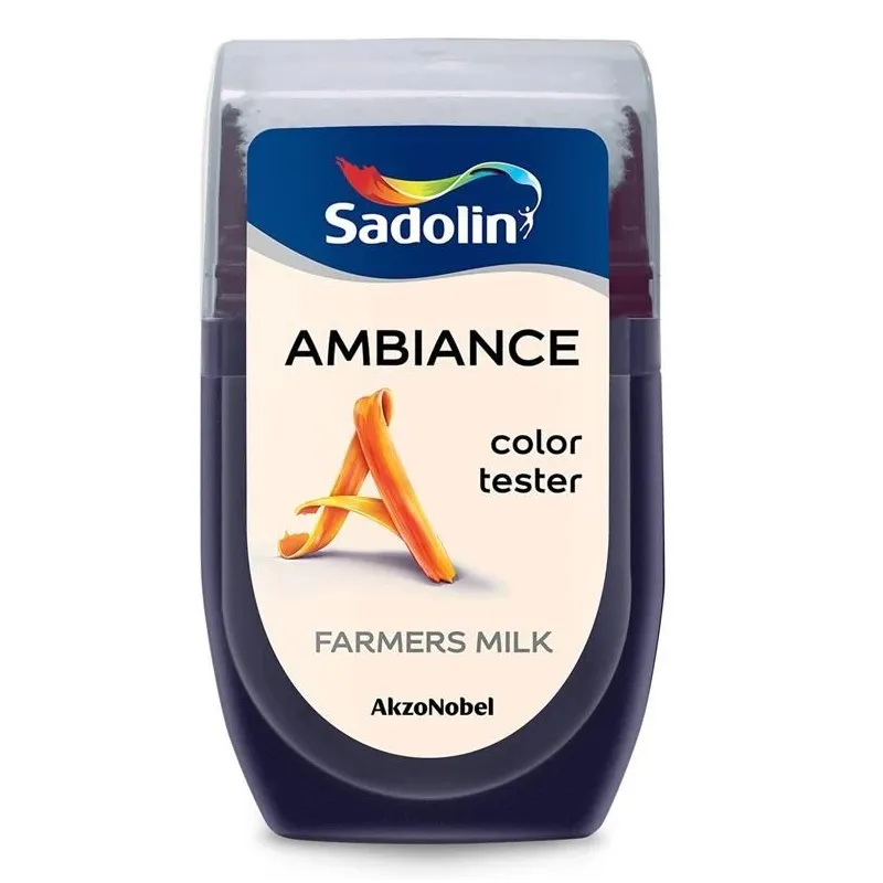 Krāsas toņa testeris Sadolin Ambiance Color Tester, farmers milk krās., 0.03 l