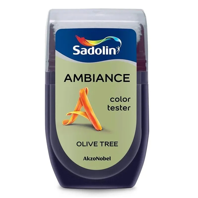 Krāsas toņa testeris Sadolin Ambiance Color Tester, olīvkoka krās., 0.03 l