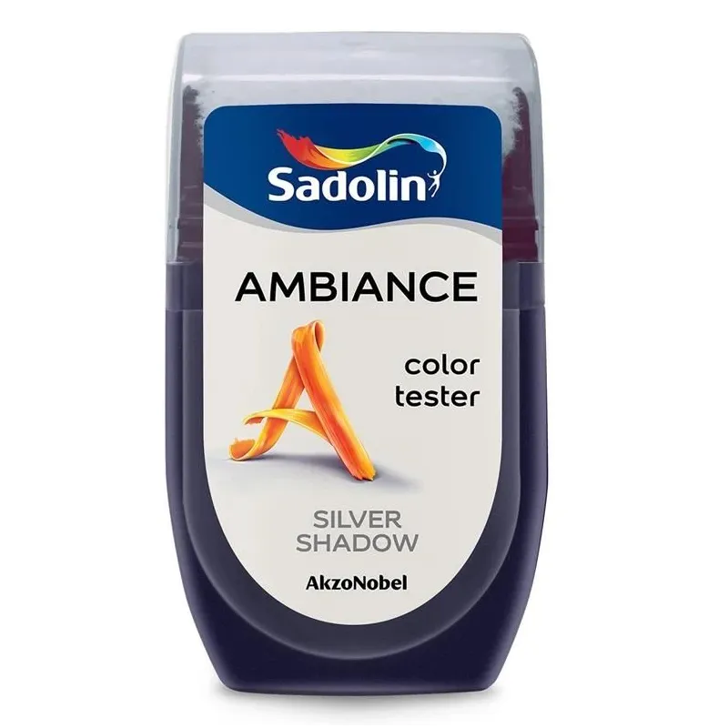 Krāsas toņa testeris Sadolin Ambiance Color Tester, sudrabaini pelēka, 0.03 l