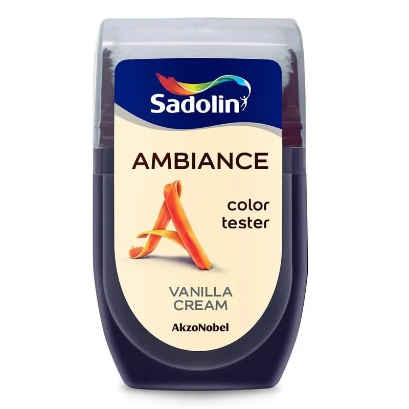 Krāsas toņa testeris Sadolin Ambiance Color Tester, vanilla cream, 0.03 l