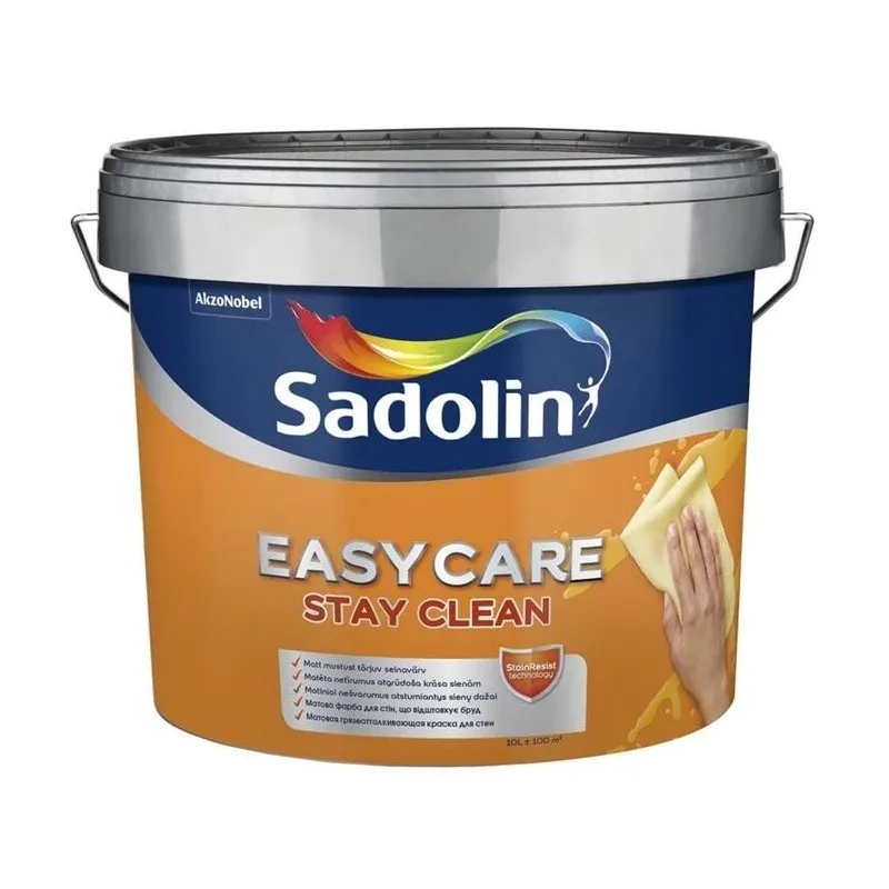 Dažai Sadolin Easycare, balta sp., 10 l