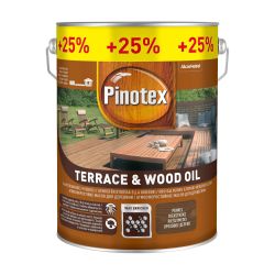Alyva Pinotex Terrace and Wood Oil. riešutmedžio spalva. 5 l