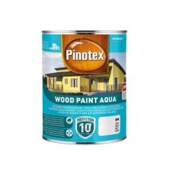 Emulsijas krāsas Pinotex Wood Paint Aqua, baltas, 1l