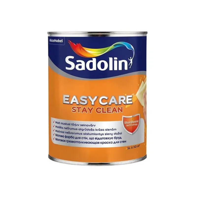 Dažai Sadolin Easycare, balta sp., 1 l