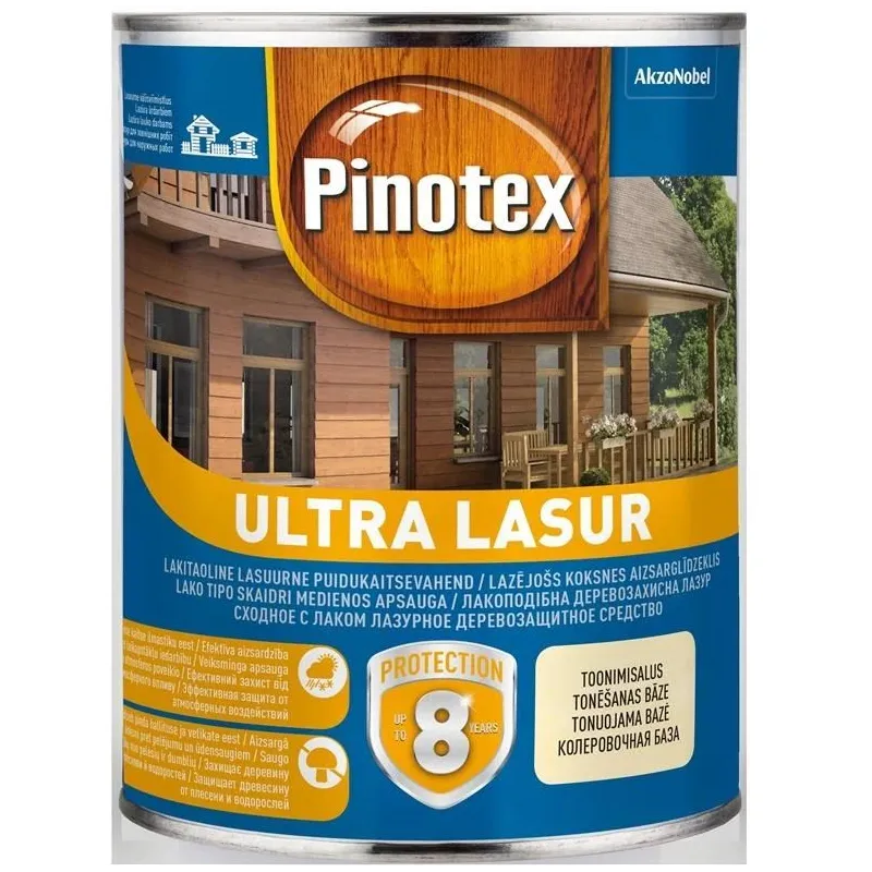 Pinotex ultra lasur eu stone grey 1l