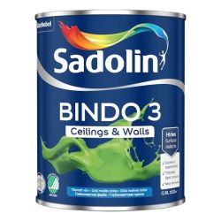 Krāsa Sadolin Bindo 3 BW. balta. 0.9 l
