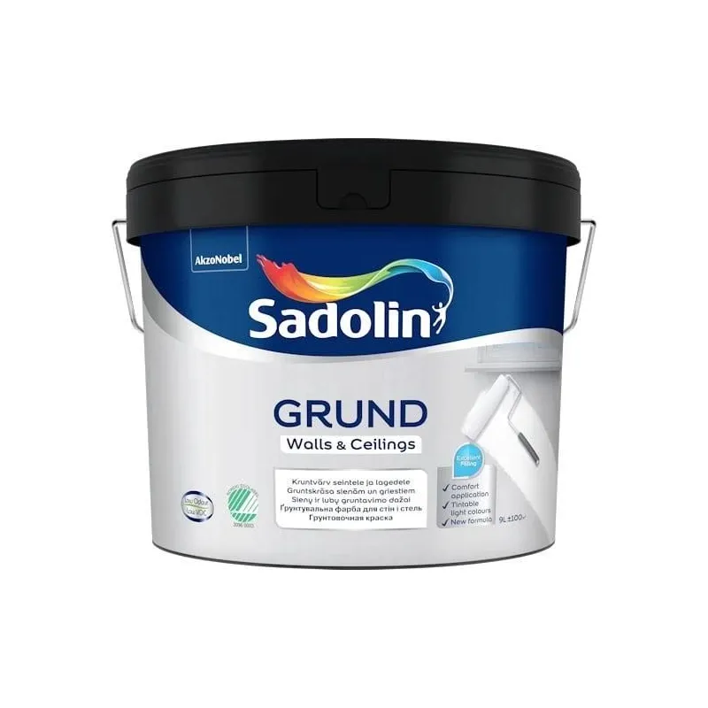 Gruntas Sadolin Grund, balta sp., 9 l