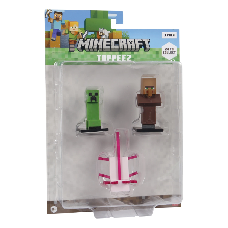 MINECRAFT 3D zīmuļu uzgaļi, 3 gab.
