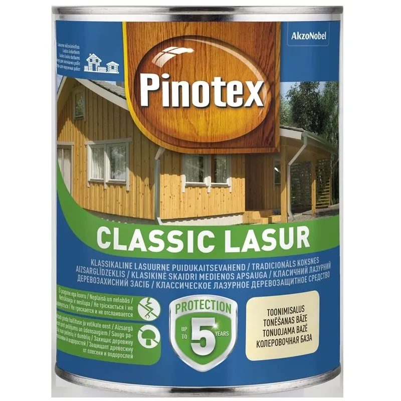 Koksnes impregnants Pinotex Classic Lasur, oregon krās., 1 l