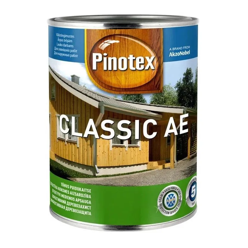 Puidu immutusvahend Pinotex Classic Lasur, kollakas v.-varsakabi v., 1 l