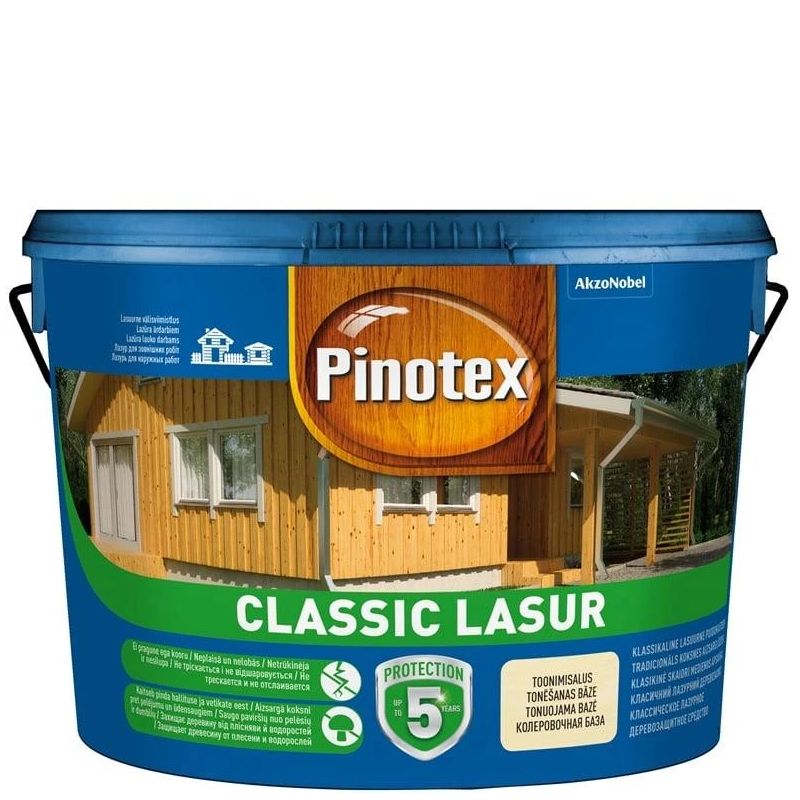 Impregnantas Pinotex Classic Lasur AE. purienos spalva. 10 l