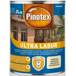 Medienos impregnantas Pinotex Ultra Lasur, skaidri sp., 1 l