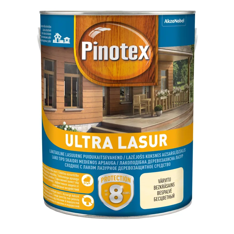 Koksnes impregnants Pinotex Ultra Lasur, tīkkoks krās., 3 l