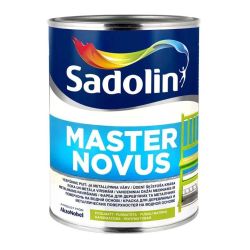 Krāsa master novus pusmatēta 1l bw-balta
