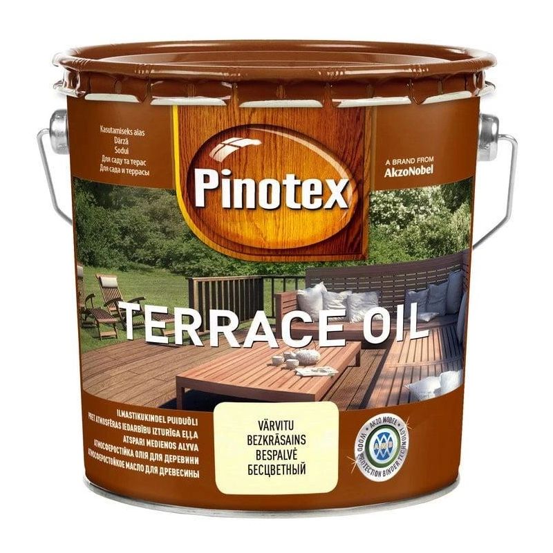 Alyva Pinotex Terrace Oil. bespalvė. 3 l