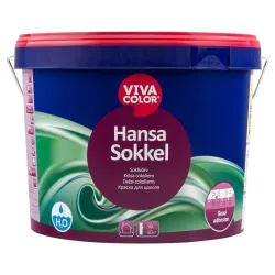 Fassaadivärv Vivacolor Hansa Sokkel, valge v., 9 l