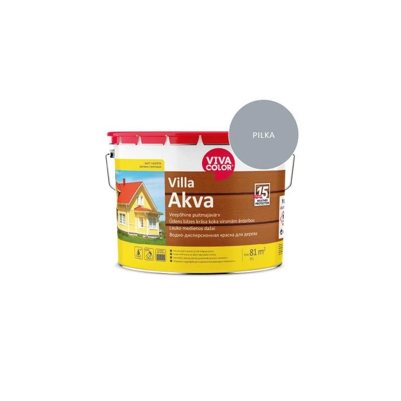 Krāsa fasadinia villa akva g.p.7040 9l