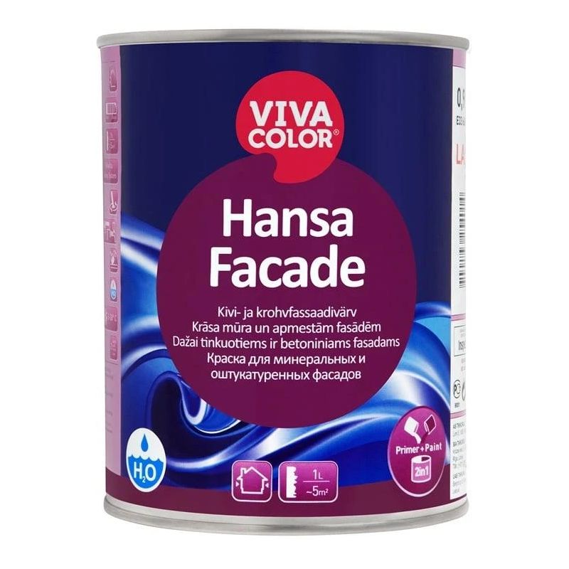 Krāsa fasādei hansa facade 0.9l la