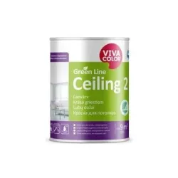 Paint green line ceiling 2 a 2.7l