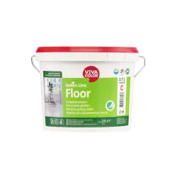 Värv Vivacolor Green Line Floor, läbipaistev v., 2.7 l