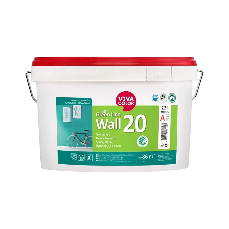 Krāsa green line wall 20 a 7.2l