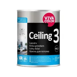 Краска Vivacolor Ceiling 3, белый, 0.9 л