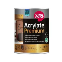 Seinavärv Vivacolor ACRYLATE PREMIUM, valge v., 0.9 l