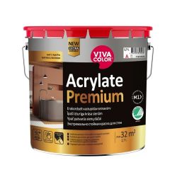 Krāsa Vivacolor Acrylate Premium A balta. 2.7 l