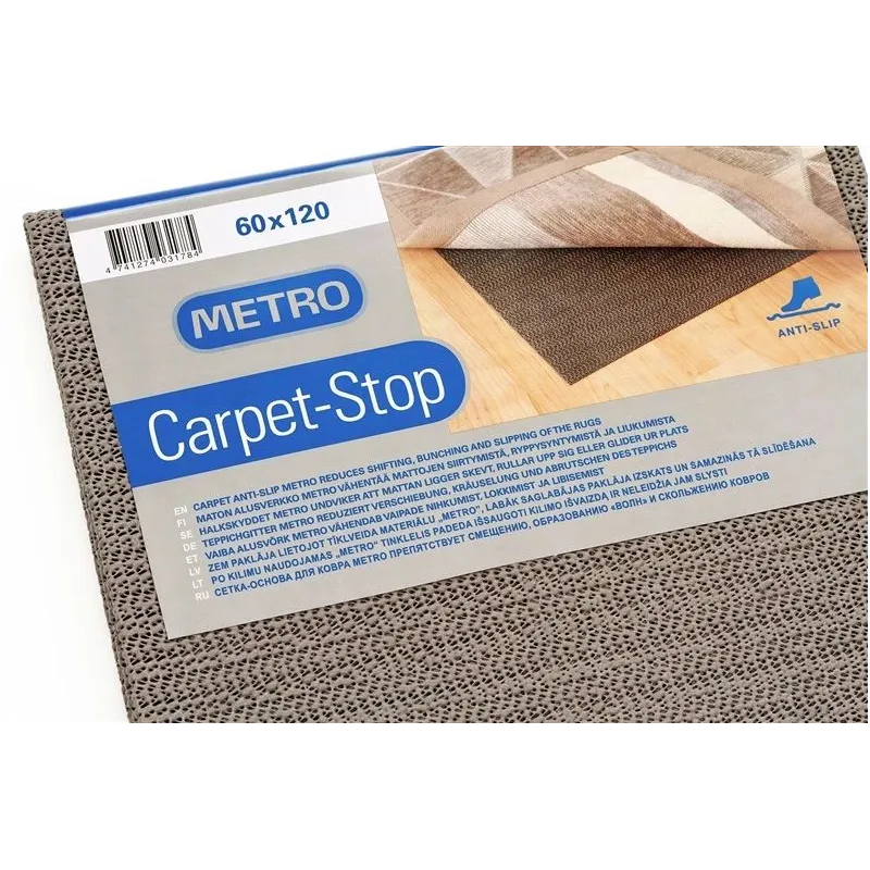 Neslystantis patiesalas po kilimu Metro Metro, 120 cm x 60 cm x 0.3 cm