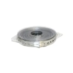 Steel strap 20x0.7-10m 2 holes 90014