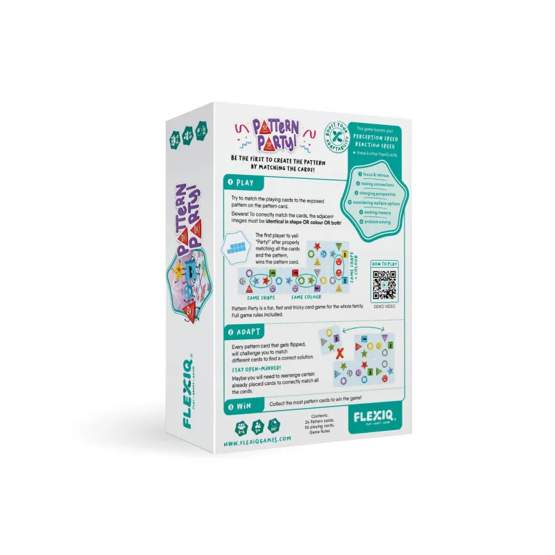 Galda spēle Flexiq Pattern Party! FXG002, EN