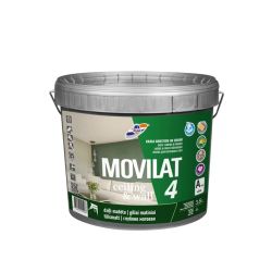 Dispersijas krāsa Rilak Movilat 4. balta. 3.6 l