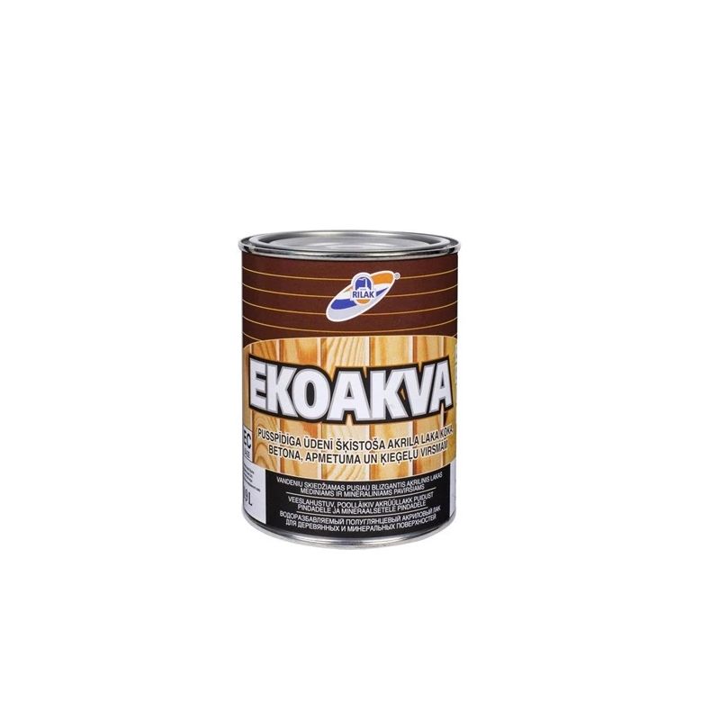 Laka ekoakva 0.9l ūdenī šķīstoša akrila