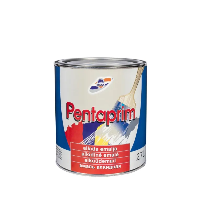 Krāsa, daudzveidīgs Rilak Pentaprim, spīdīga, 2.7 l, melna krās.