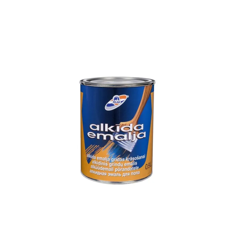 Grindų dažai Rilak Alkida Emalja, raudonai ruda sp., 0.9 l