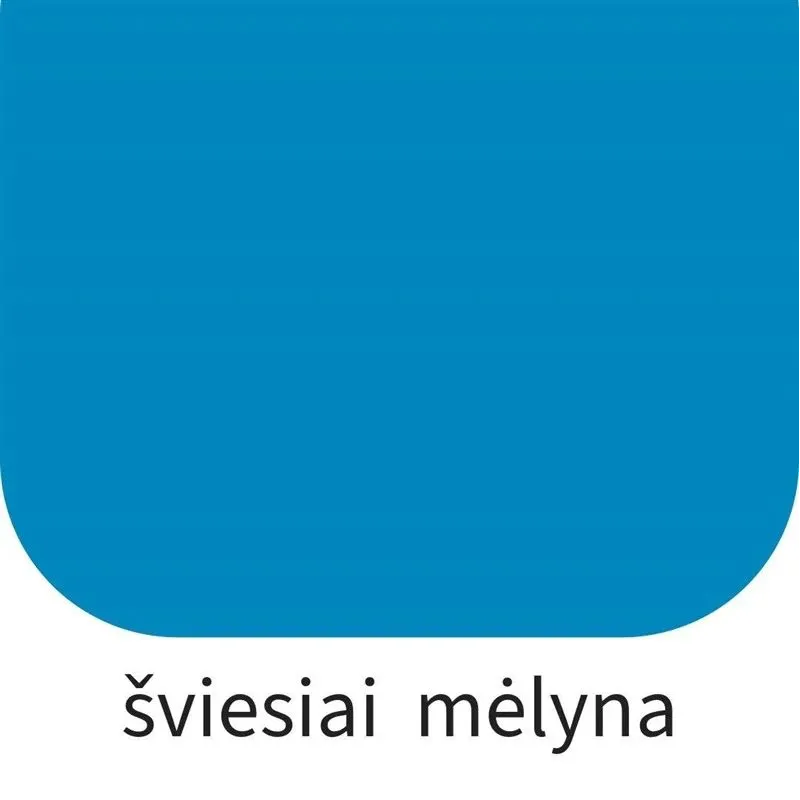 Krāsa, daudzveidīgs Rilak Pentaprim, spīdīga, 2.7 l, gaiši zils krās.