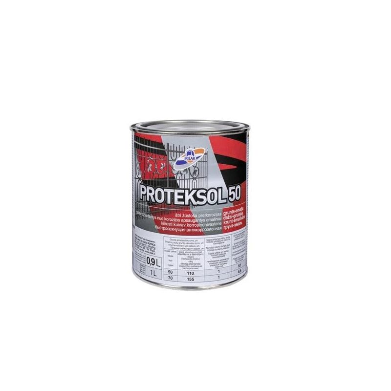 Grunts-emalja proteksol-50 pelēka 0.9l