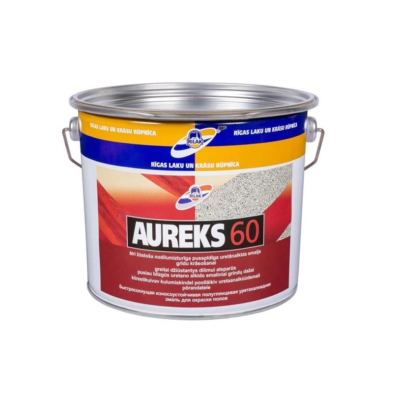Krāsa grīdai aureks 60 balta 2.7 l