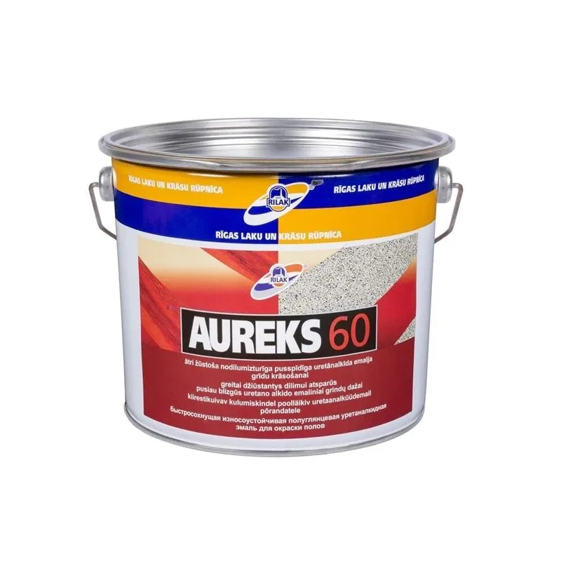 Grīdas krāsa Rilak Aureks-60, balta krās., 2.7 l