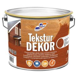 Koksnes impregnants Rilak Teksturdekor. sarkanbrūns. 2.7 l